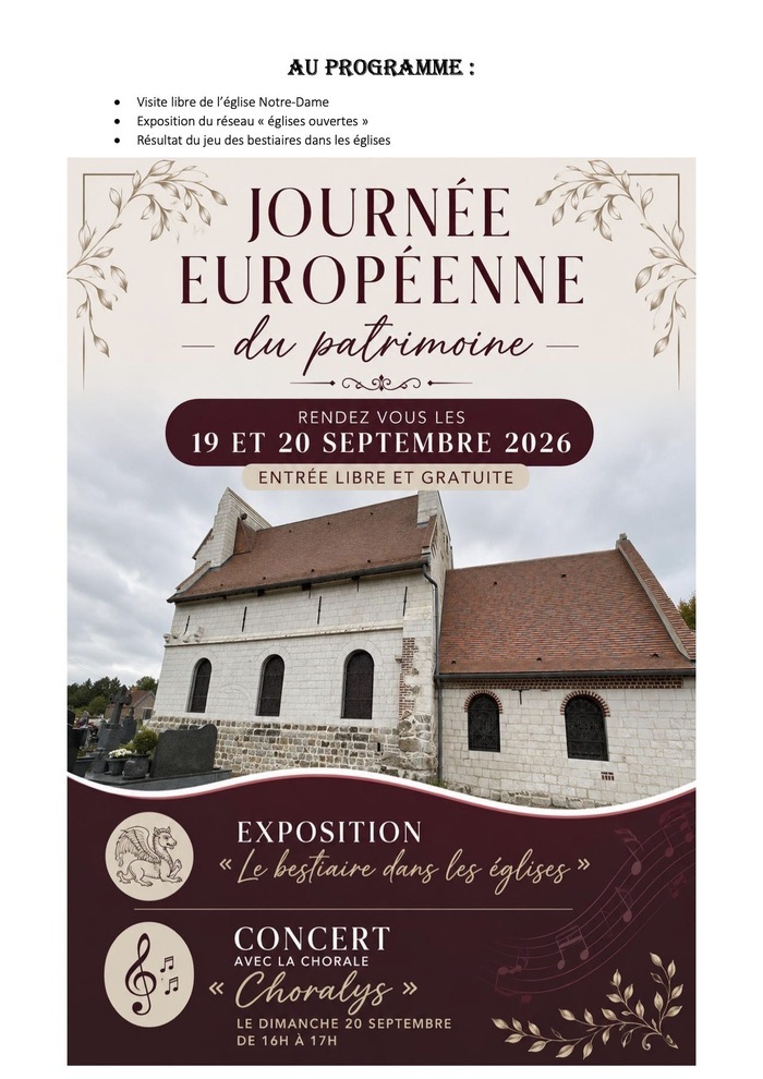 Concert de Chorale, Eglise Notre-Dame de Capelle-Fermont, Capelle-Fermont