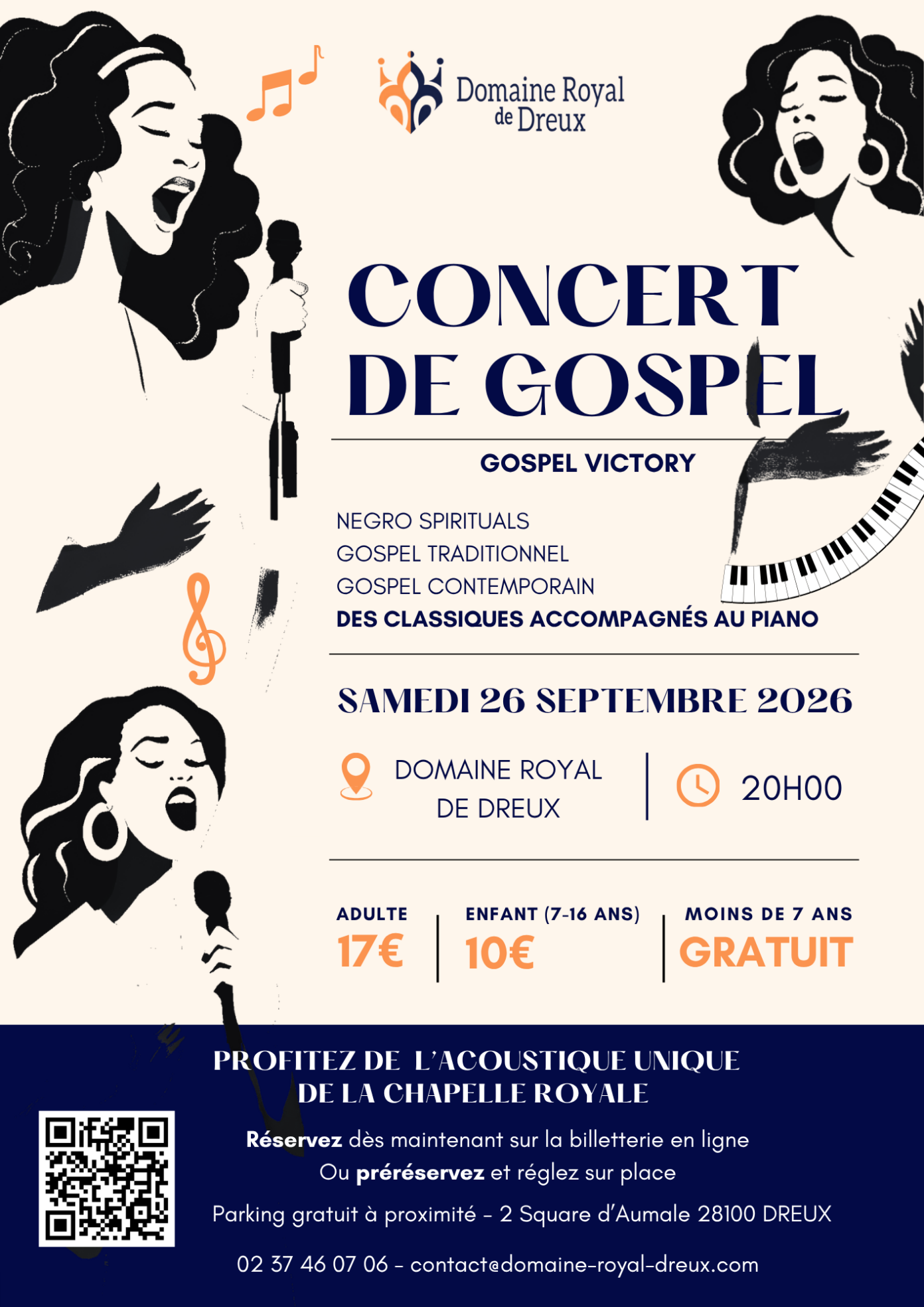 Concert de gospel Dreux