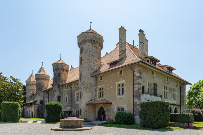 Concert de l’Harmonie Chablaisienne dans les jardins du Château de Ripaille, Château de Ripaille, Thonon-les-Bains