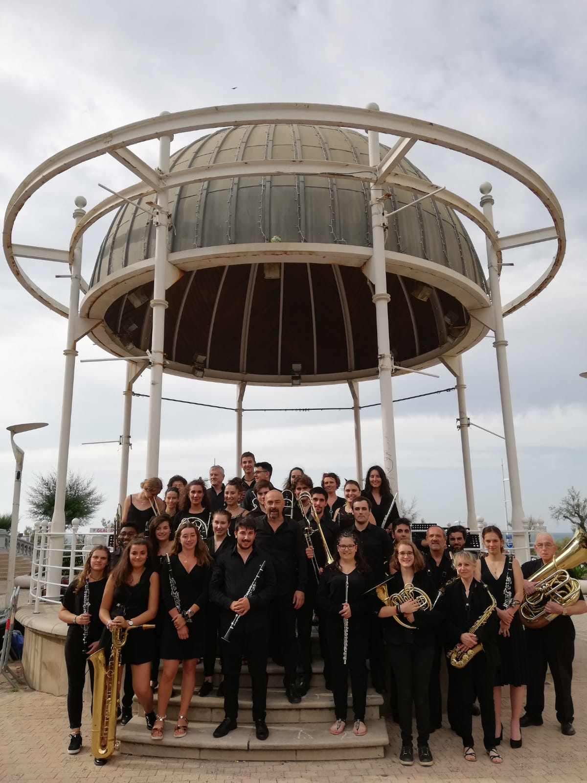 Concert de l&rsquo;Harmonie Municipale Itsas Soinua Place Sainte-Eugénie Biarritz