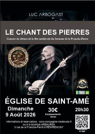 Concert de Luc ARBOGAST le Chant des Pierres  Saint-Amé