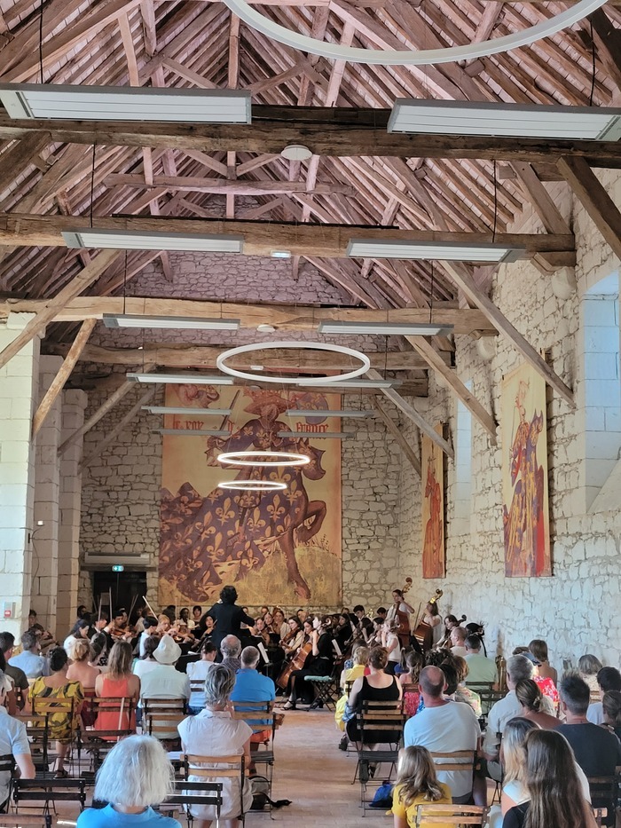 Concert de l’Union musicale de Sainte-Maure de Touraine au Château du Rivau, Château du Rivau, Lémeré