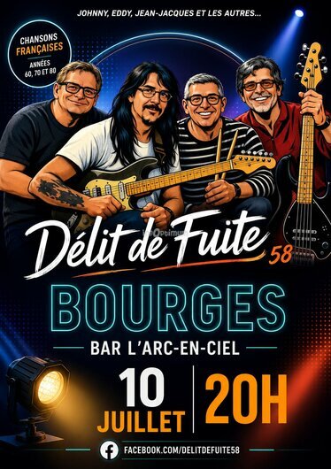 Concert Délit de fuite 58 Bourges