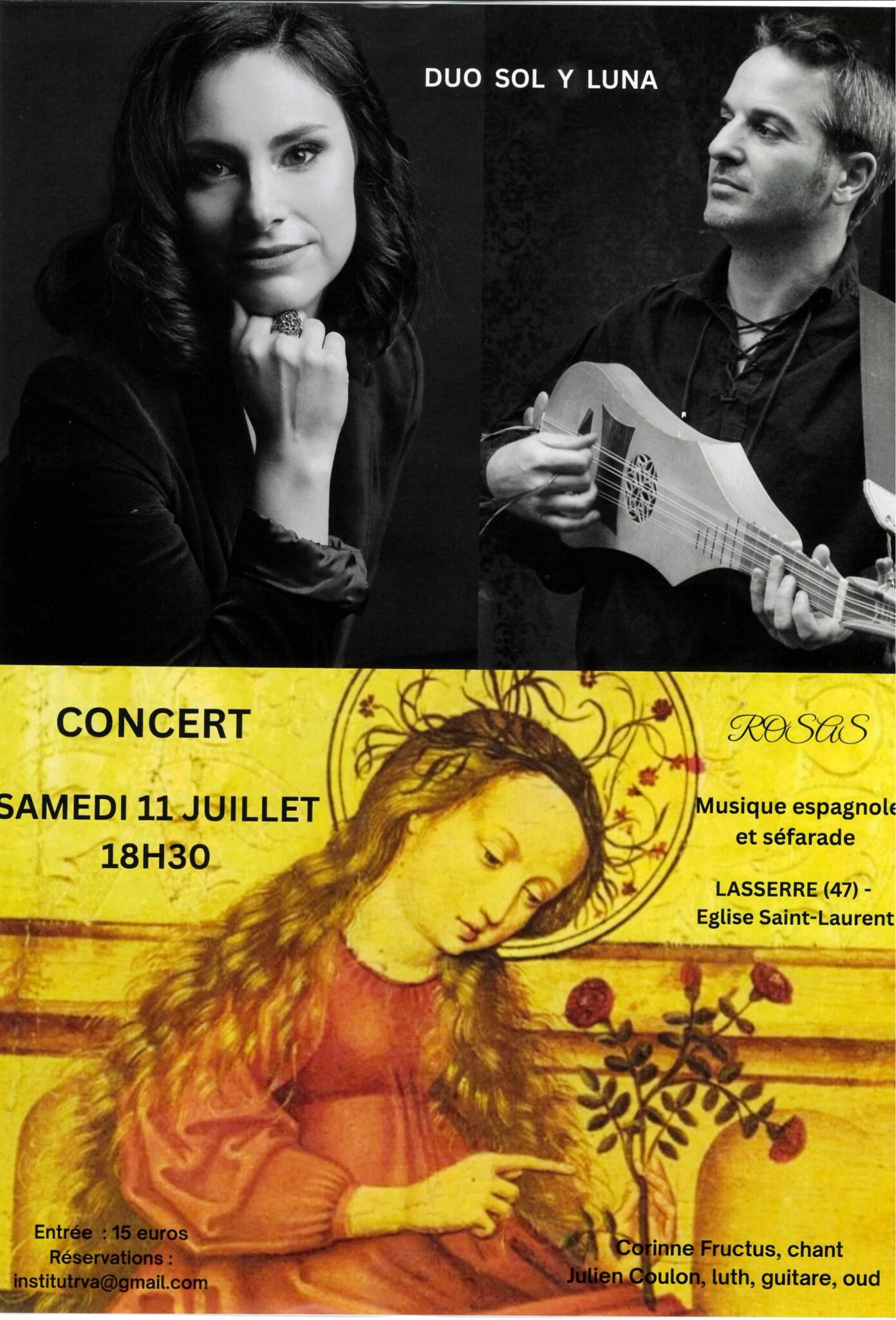 Concert du Duo Sol y Luna Lasserre
