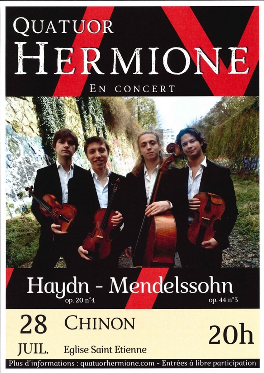 Concert du Quatuor Hermione Chinon