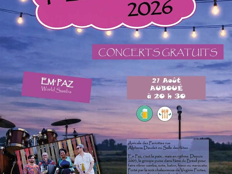 Concert Em&rsquo;paz rue Alfonse Daudet Auboué