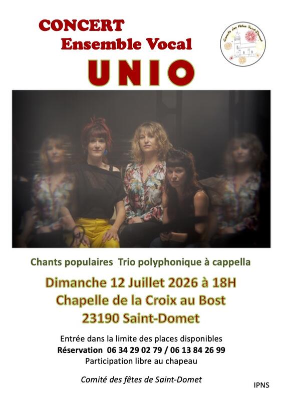 Concert Ensemble Vocal UNIO Saint-Domet