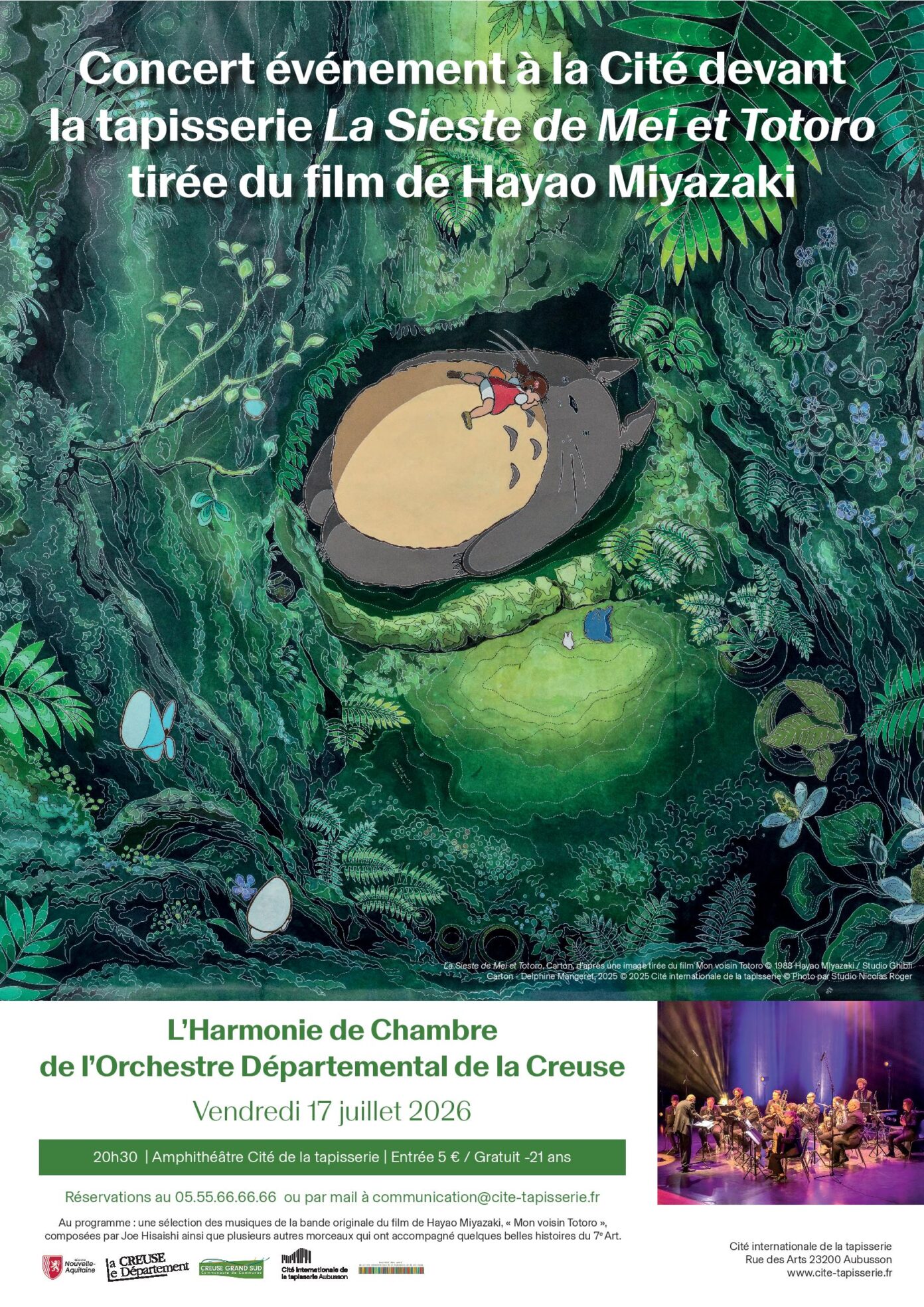 Concert événement à la Cité  Aubusson