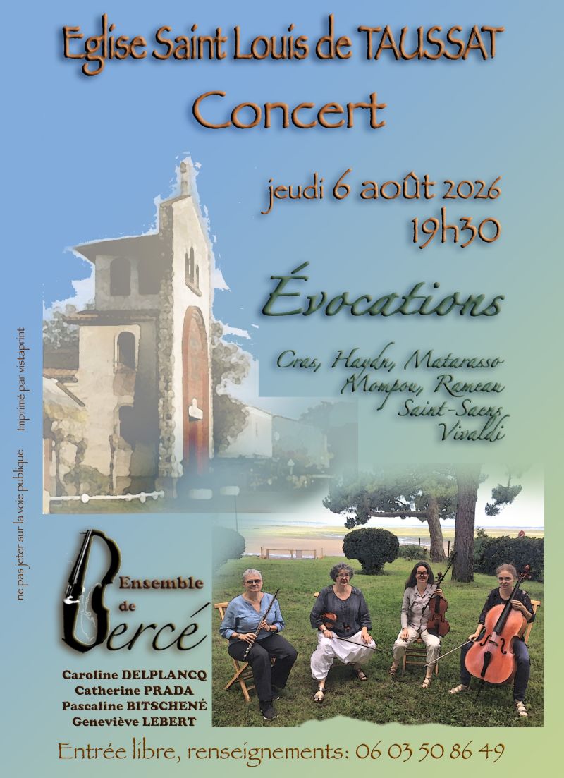 Concert Evocation par l&rsquo;ensemble de Bercé  Lanton