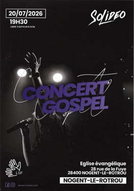 Concert gospel en l’Église Nogent-le-Rotrou