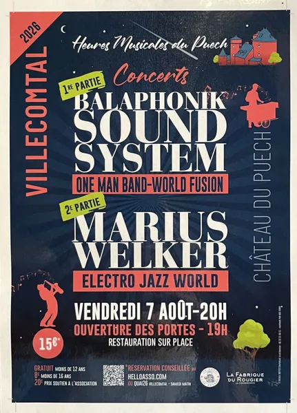 Concert Heures Musicales du Puech . Le Puech Villecomtal