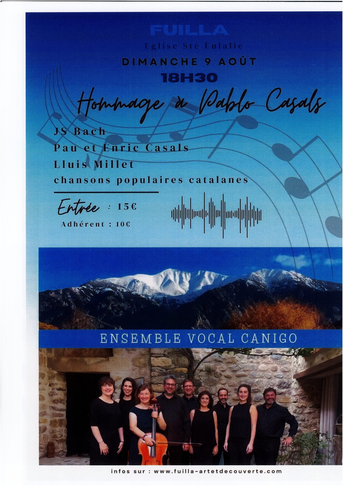 CONCERT HOMMAGE À PABLO CASALS  Fuilla