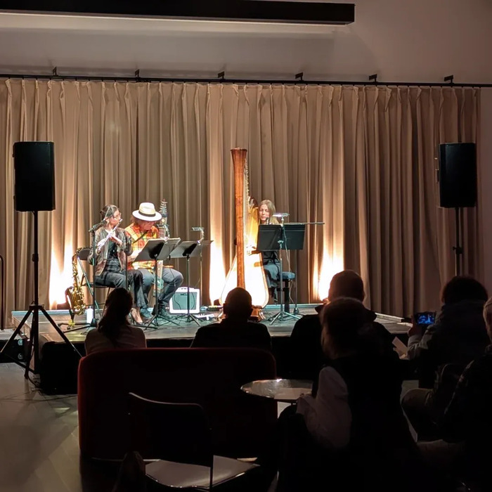 Concert jazz avec Harpistick trio aux Potagers de la Corniche – 19 juillet, Potagers de la Corniche, Romainville