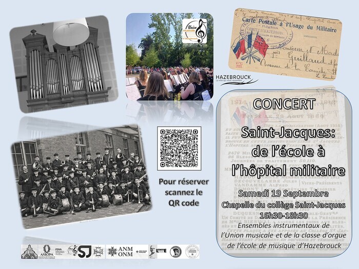 Concert "La plaque commémorative sort de l'ombre" Collège Saint-Jacques Hazebrouck