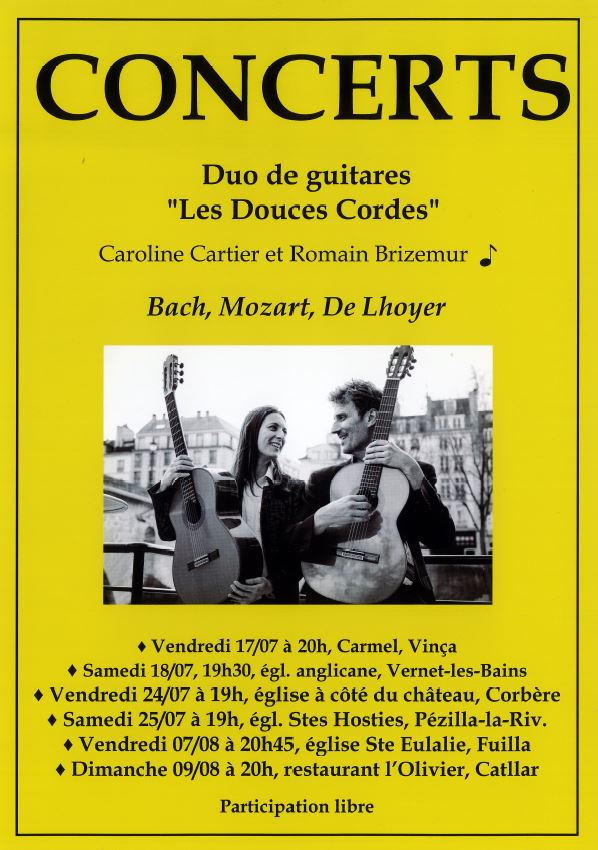 CONCERT LES DOUCES CORDES Catllar
