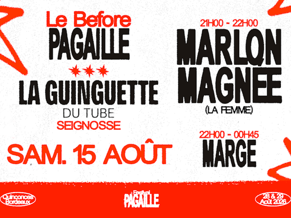 Concert Marlon Magnée, La Femme + Marge DJ Set La Guinguette du Tube Seignosse