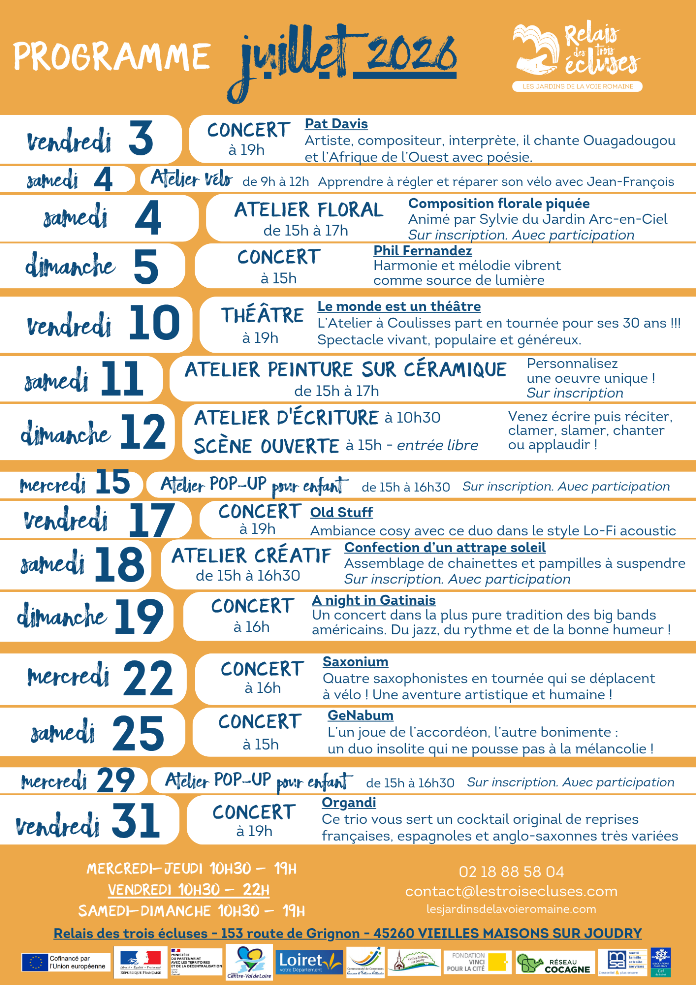 Concert Organdi Vieilles-Maisons-sur-Joudry