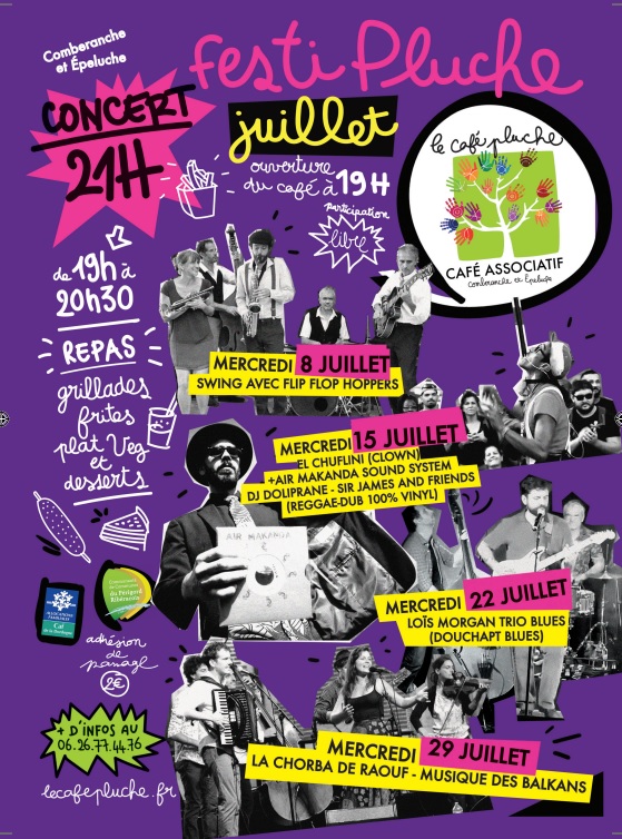 Concert Swing Flip Flop Hoppers Comberanche-et-Épeluche
