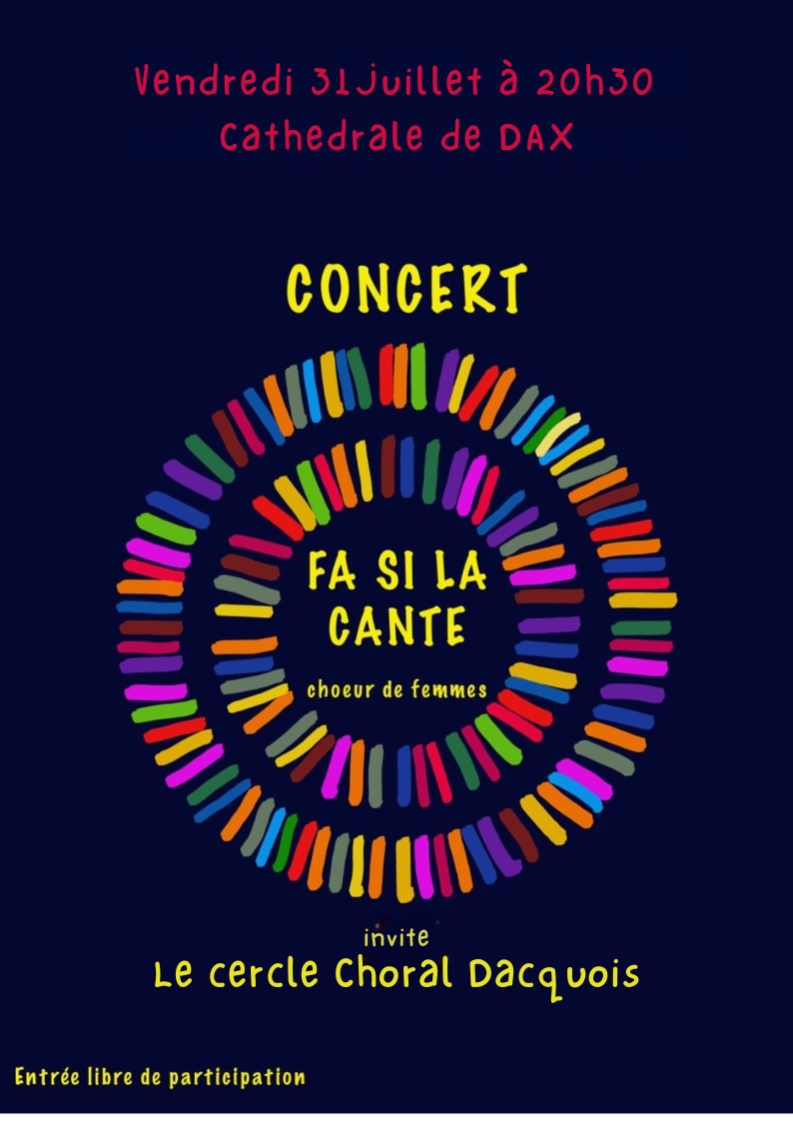 Concert vocal Place Roger Ducos Dax