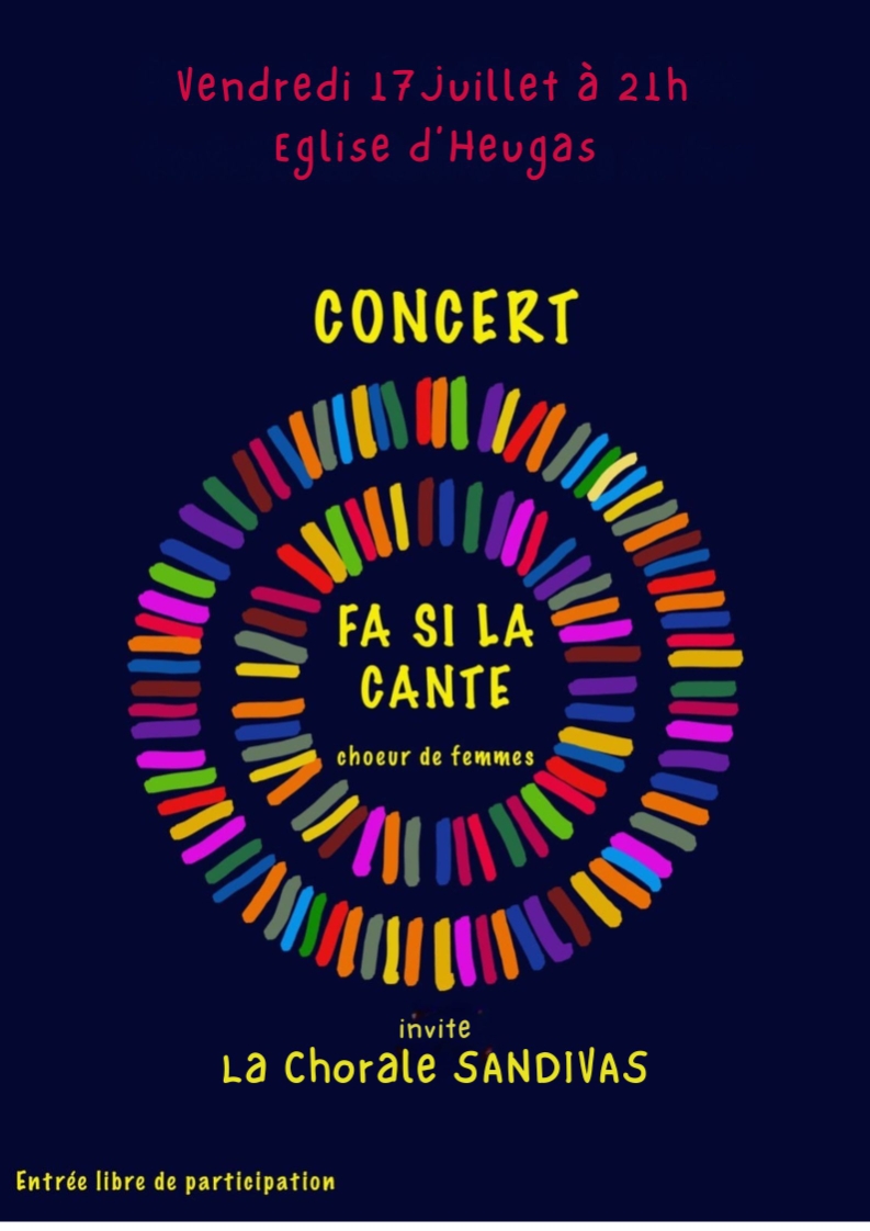 Concert vocal Eglise Heugas