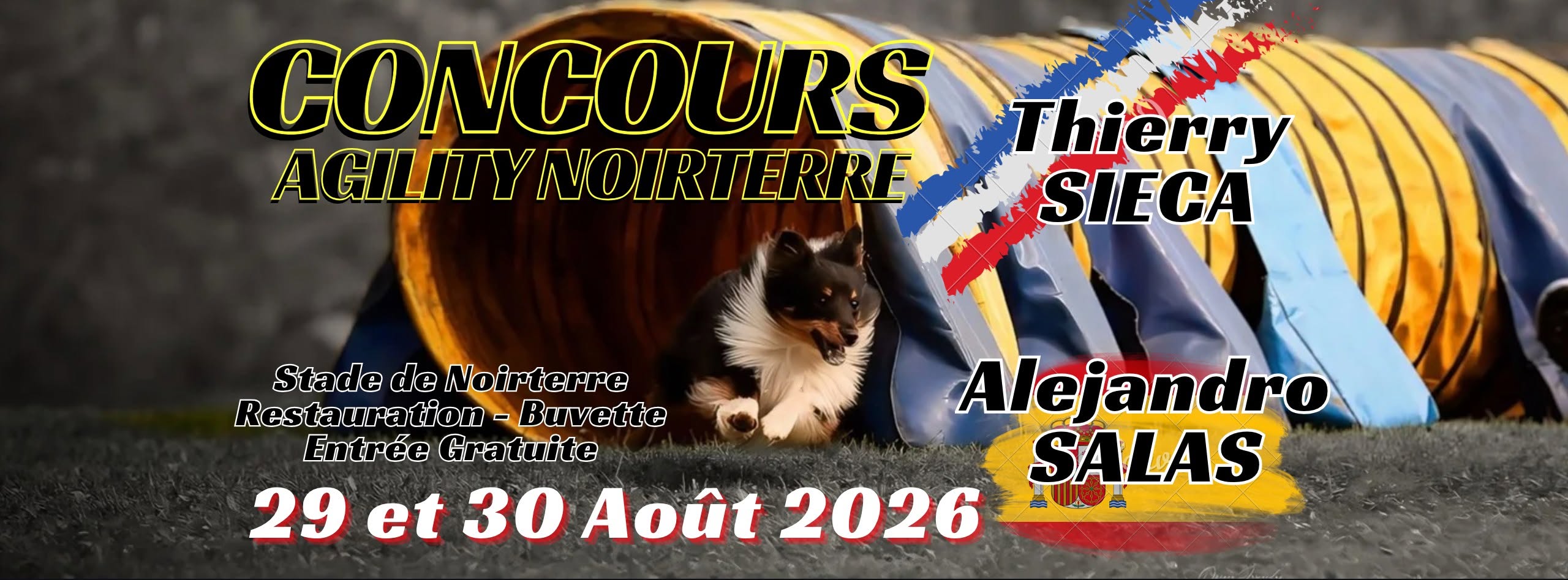 Concours d'agility NOIRTERRE Bressuire 2026-08-29