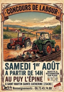 Concours de labour  Saint-Martin-Sainte-Catherine