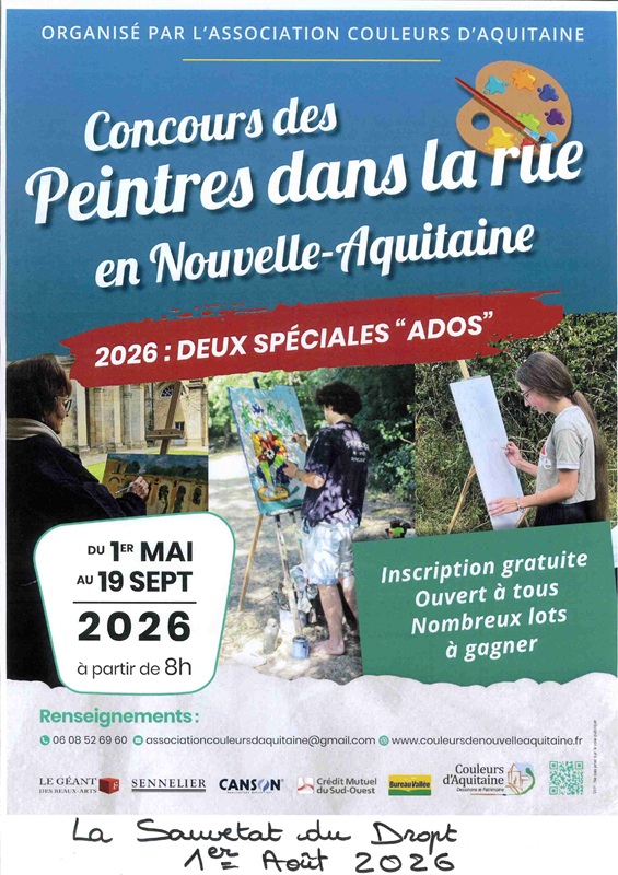 Concours de Peinture et de dessin  Allemans-du-Dropt