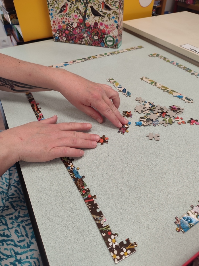 Concours de Puzzle 500 pièces, Bibliothèque Gérard Philipe, Le Trait