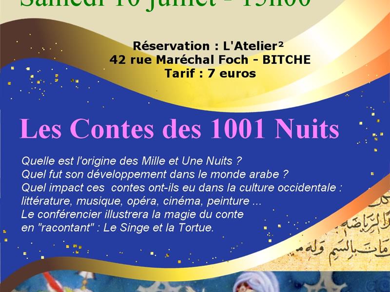 Conférence 1001 Nuits par Edgard WEBER Bitche