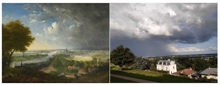 Conférence à deux voix : conversation visuelle sous la pluie Musée des Beaux-arts Rouen
