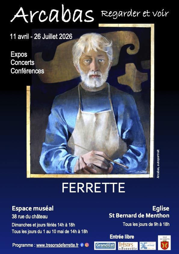 Conférence Arcabas, une vie en couleur Ferrette