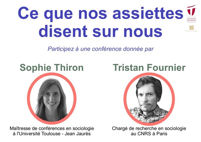 Conférence « Ce que nos assiettes disent sur nous », Salle Ginette Forgues, Castanet-Tolosan