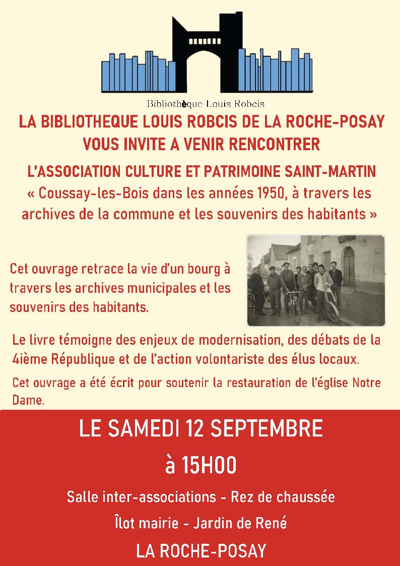 Conférence  La Roche-Posay
