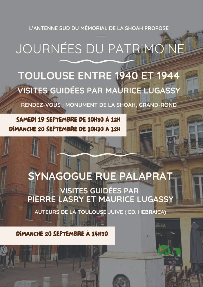 Conférence : "La Toulouse juive" Synagogue Palaprat Toulouse