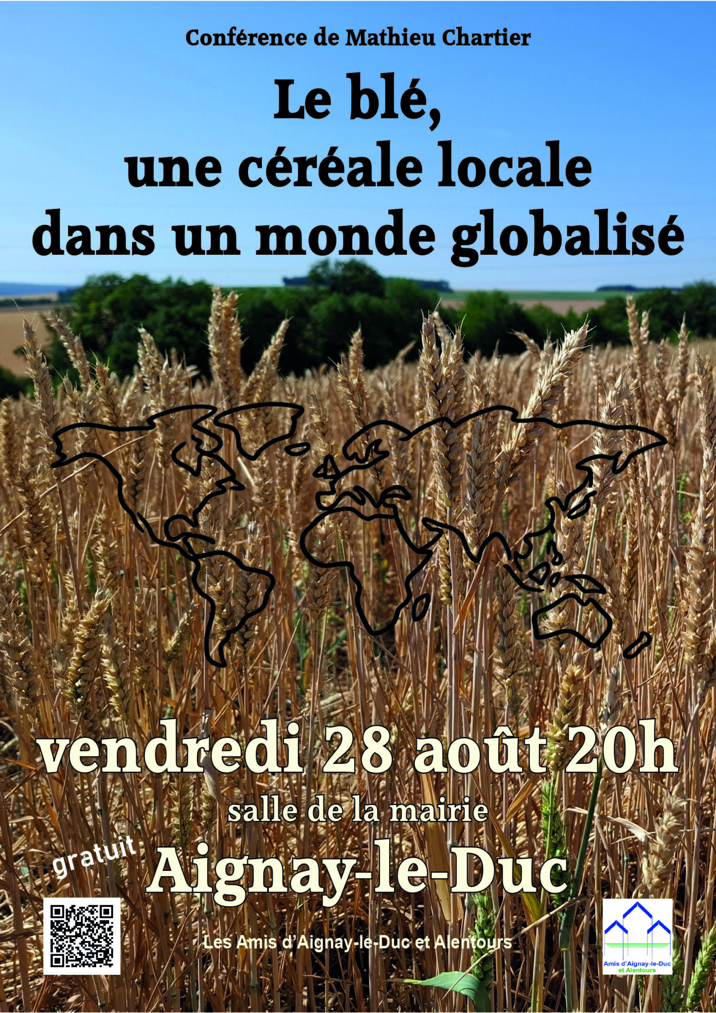 Conférence Le blé, une céréale locale dans un monde globalisé Aignay-le-Duc