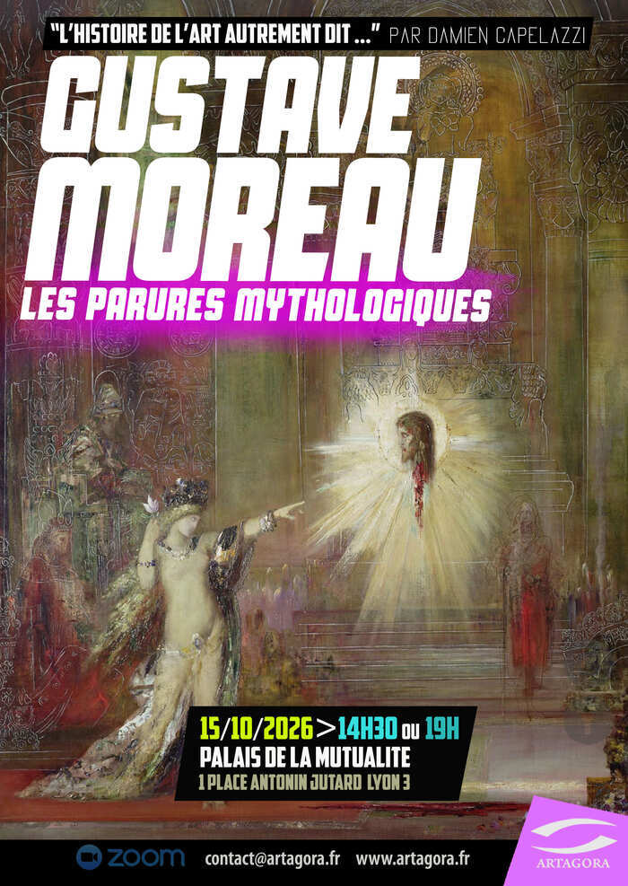 Conférence – Moreau : les parures mythologiques Palais de la Mutualité Lyon