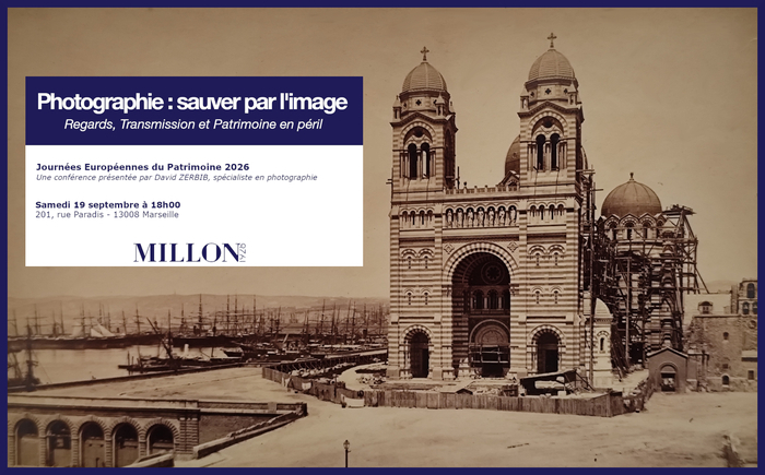 Conférence Photographie : sauver par l'image MILLON_MARSEILLE_PROVENCE Marseille