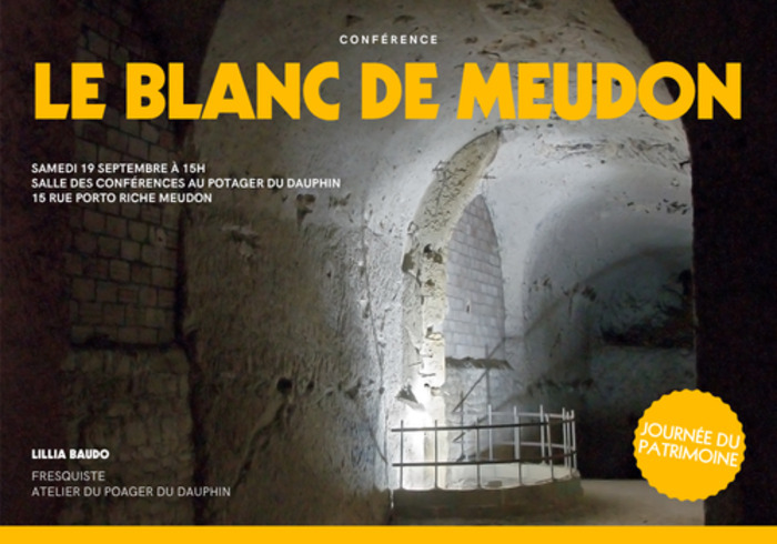Conférence sur le Blanc de Meudon, Le Potager du Dauphin, Meudon
