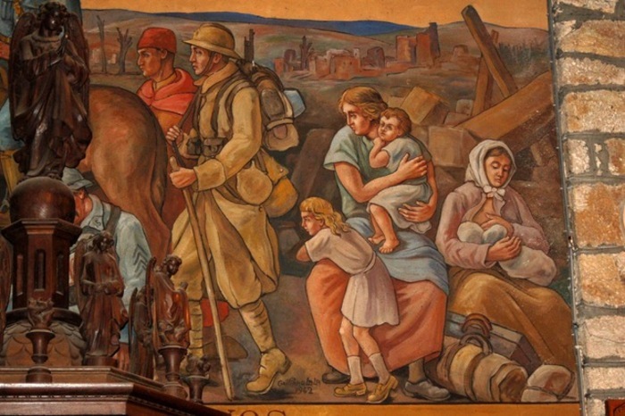Conférence sur les peintures de l’église paroissiale de Montredon-Labessonnié, Église Saint-Jean Baptiste, Montredon-Labessonnié