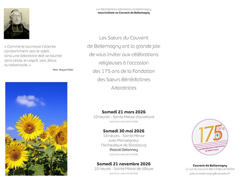 Congrégation des Bénédictines Adoratrices Bellemagny