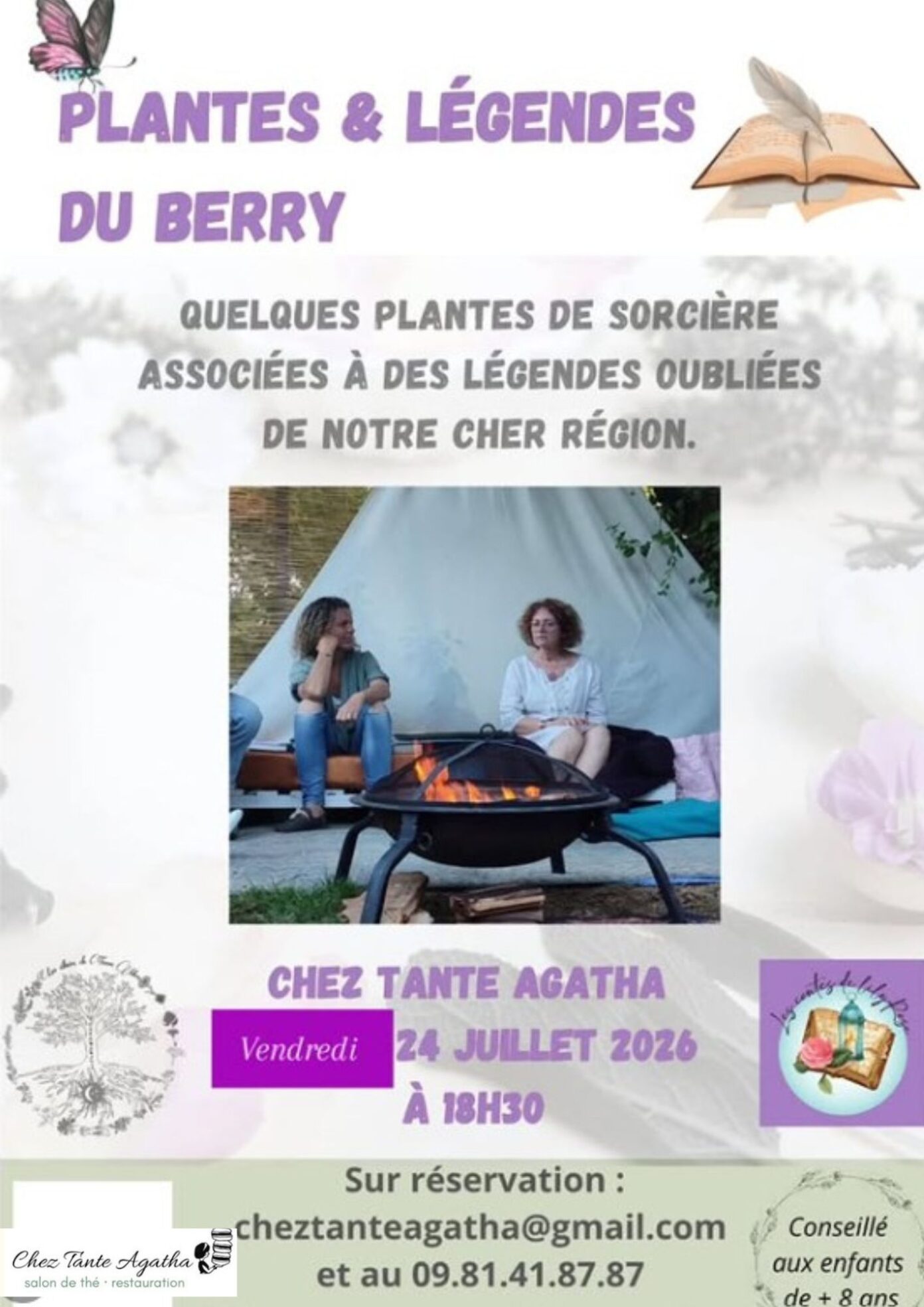 Conte- dégustation Plantes et légendes du Berry  Meillant