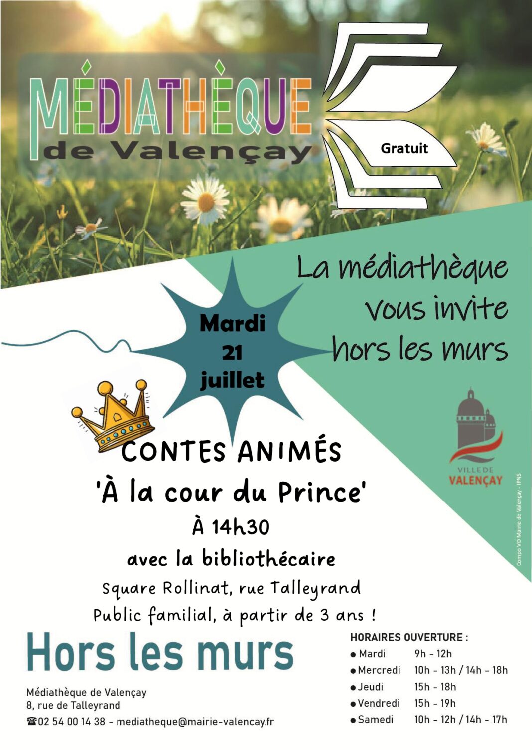 Contes animés À la cour du Prince Valençay