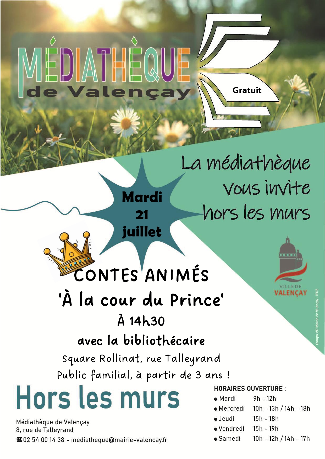 Contes animés À la cour du Prince Rue Talleyrand Valençay 2026-07-21