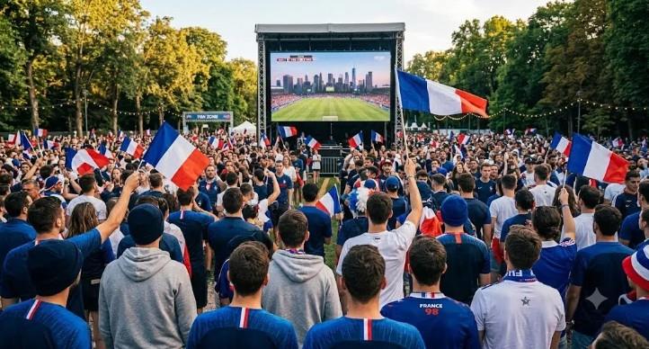 Coupe du monde diffusion de la finale sur écran géant Thann