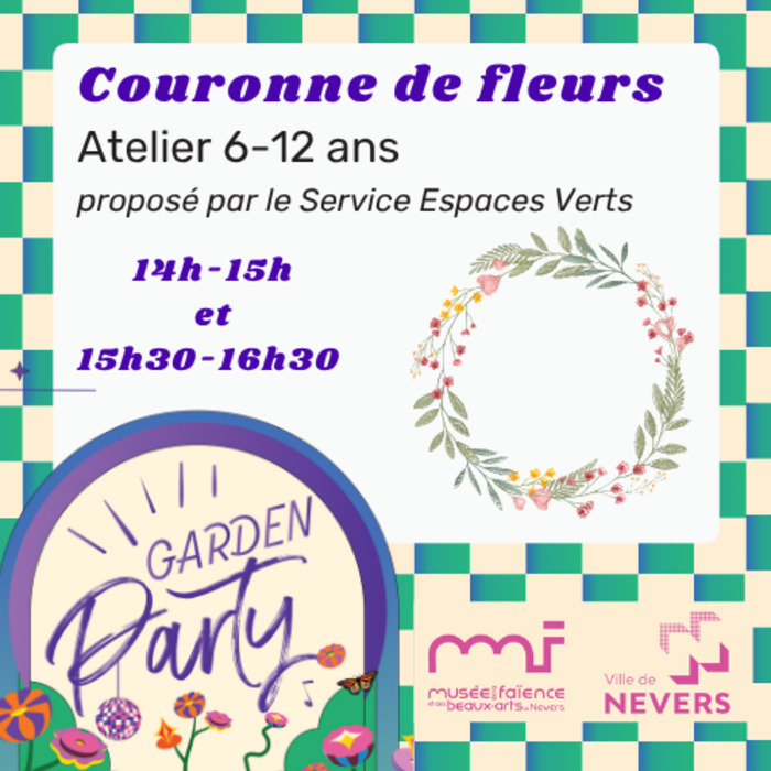 Couronne de fleurs Musée de la Faïence et des Beaux-Arts Nevers