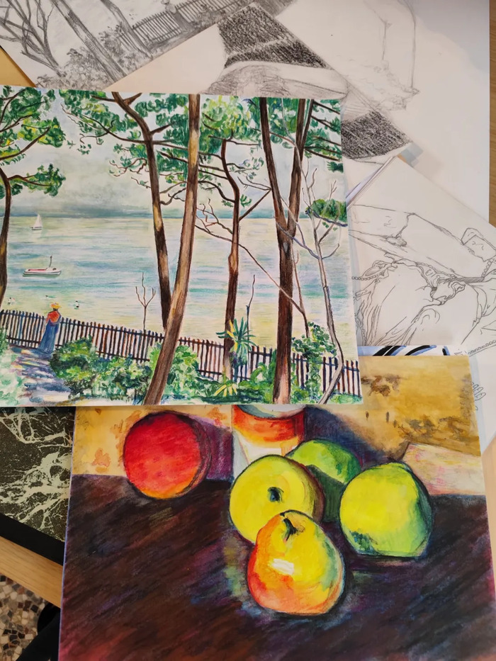 Cours de dessin intergénérationnel Echoppe seniors La Lumineuse Bordeaux