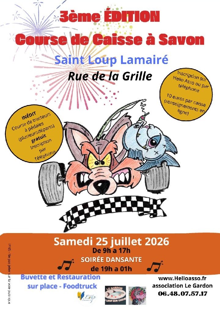 Course de caisses à savon Saint-Loup-Lamairé