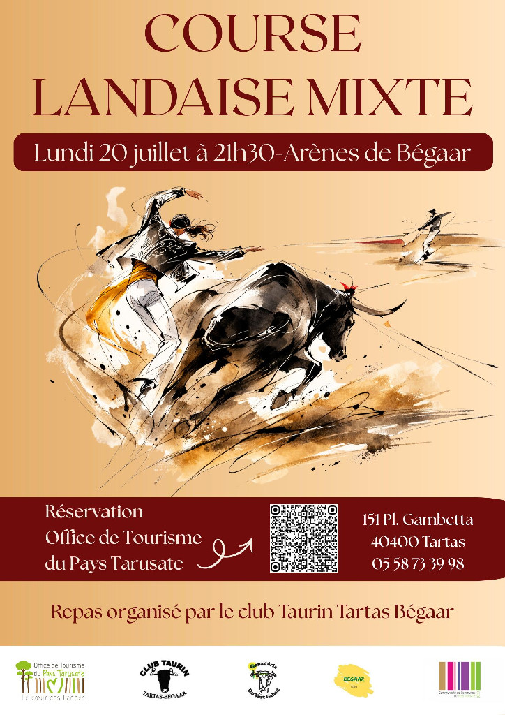 Course Landaise mixte Bégaar