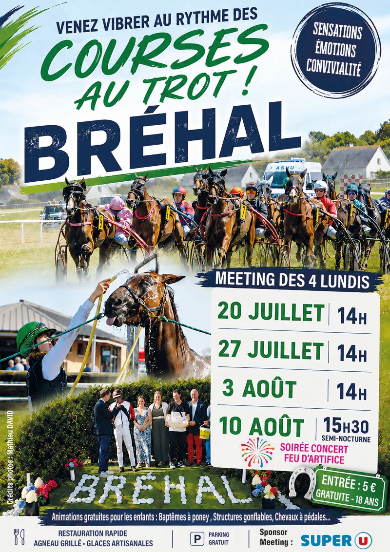 Courses au Trot Avenue de l'Hippodrome Bréhal 2026-07-20