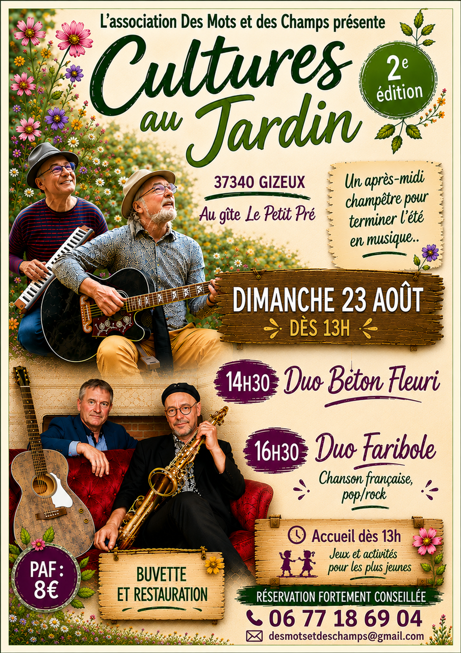 Cultures au Jardin  Gizeux